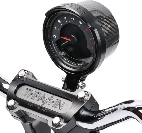 THRASHIN SUPPLY CO. Gauge Relocation Kit - Black TSC-2710-1