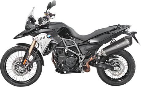 AKRAPOVIC Muffler - Titanium - Black F700GS/F800GS  S-B8SO6-HZAABL 1811-3249
