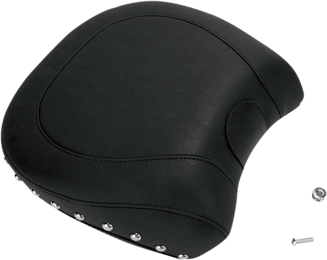 MUSTANG Wide Rear Seat - Studded - Black - Softail 79533