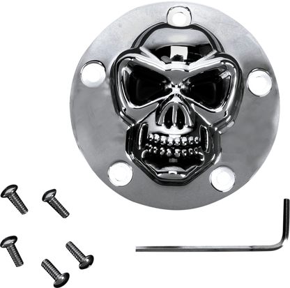 DRAG SPECIALTIES Skull Points Cover - Twin Cam 30-0181-BC-222