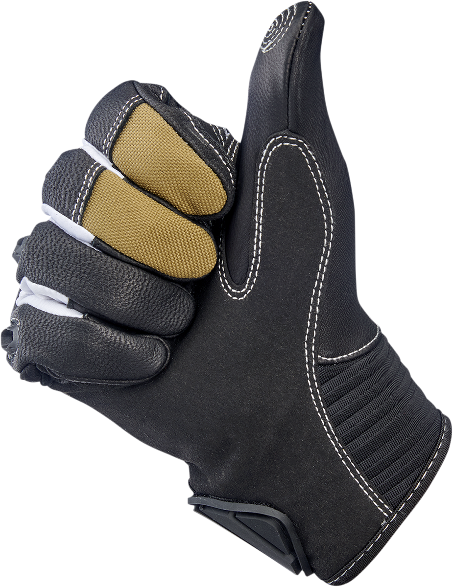 BILTWELL Bridgeport Gloves - Tan - Large 1509-0901-304