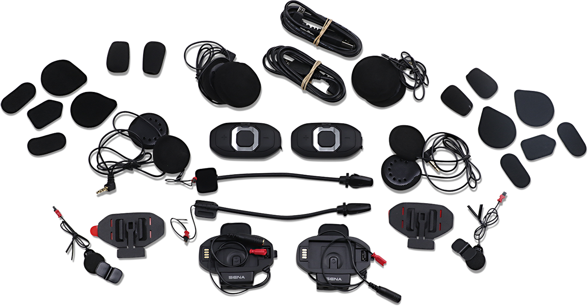 SENA SF2 Bluetooth Headset - 2-Way - Dual Speakers - Dual Pack SF2-03D-