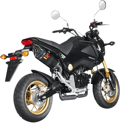 Silenciador de línea deslizante AKRAPOVIC - Fibra de carbono Grom 125 MSX 2013-2015 S-H125SO1-HAPC 1811-2692 