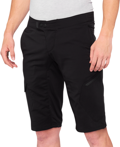 100% Ridecamp Shorts - Black - US 28 40029-00000