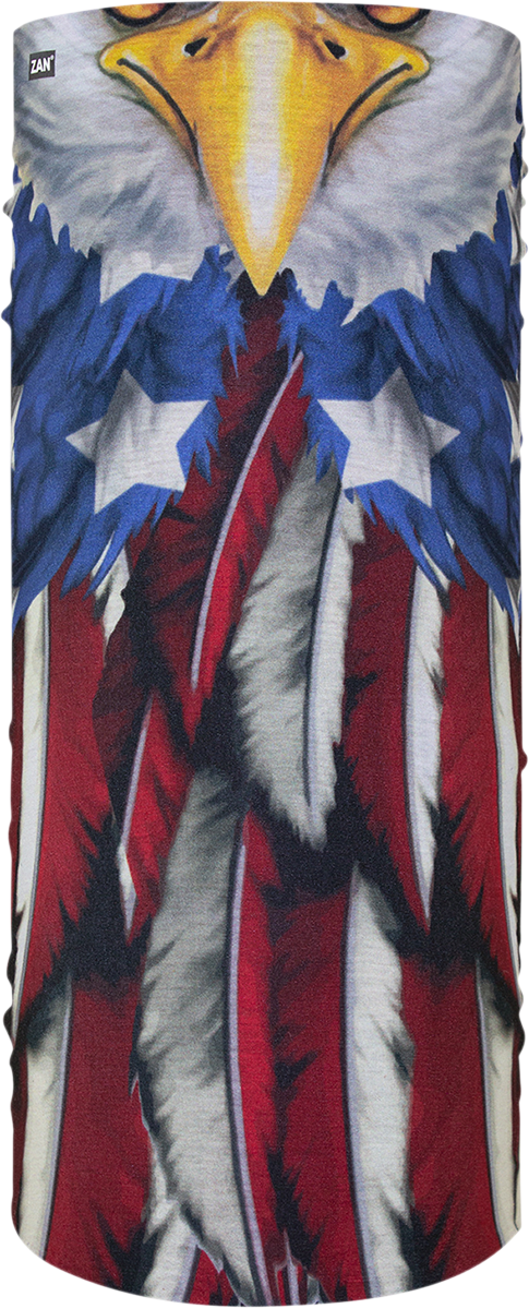 ZAN HEADGEAR Motley Tube Polyester Neck Tube - USA Eagle T454