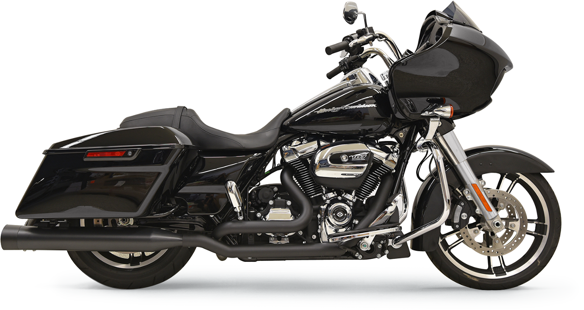 BASSANI XHAUST Down Under Headpipes - Negro 11525A 