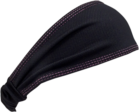 SCHAMPA & DIRT SKINS Mini Doo-Z Coolskin Headwrap - Black/Pink DZ015B-09