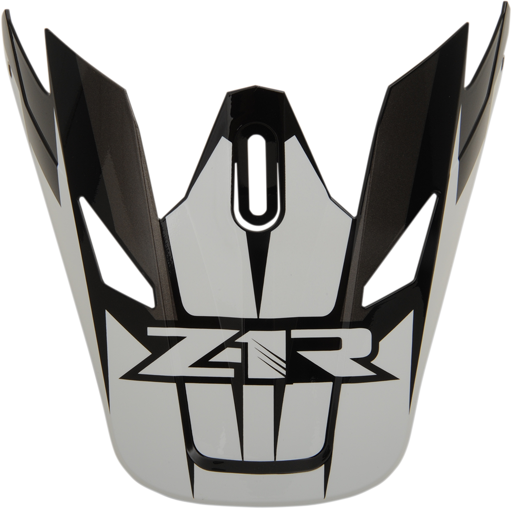 Z1R Rise Visor Kit - Ascend - Black/White 0132-1245