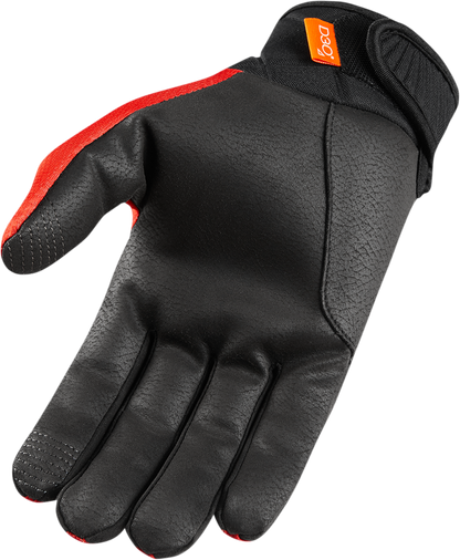 ICON Anthem 2 CE™ Gloves - Red - Medium 3301-3684