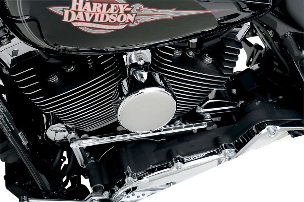 DRAG SPECIALTIES Round Horn Cover - Chrome 76636