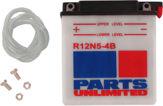 Parts Unlimited Conventional Battery 12n5-4b