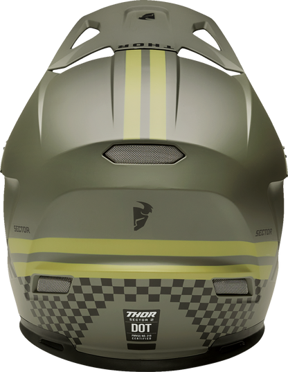 THOR Sector 2 Helmet - Combat - Army/Black - Medium 0110-8147