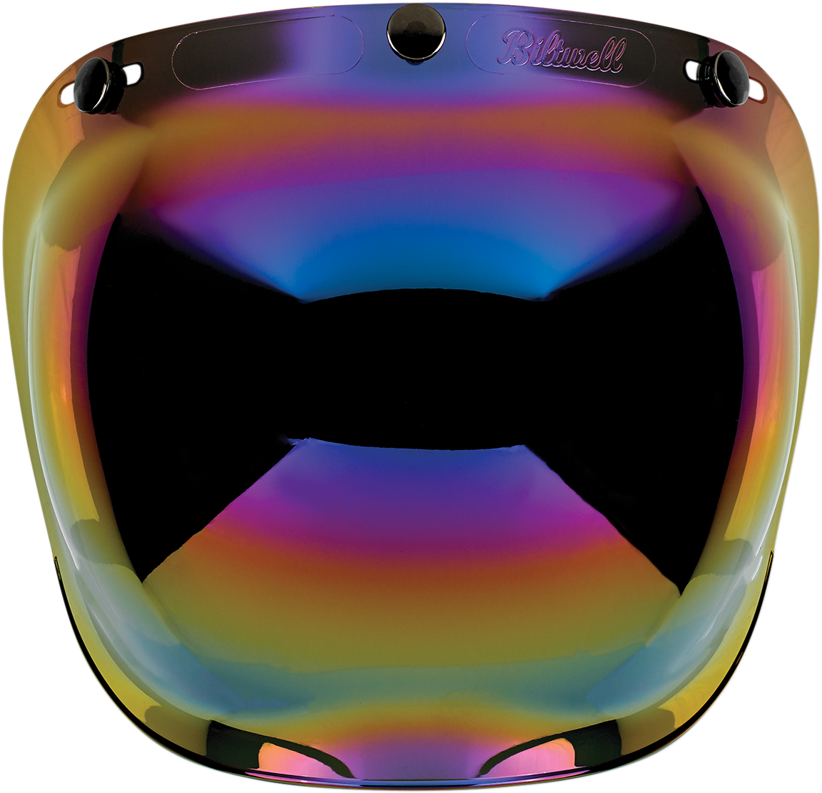 BILTWELL Bubble Shield - Rainbow Mirror 2001-223