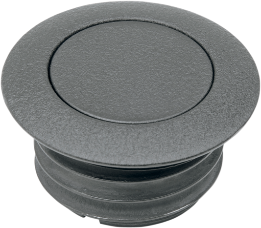 DRAG SPECIALTIES Gas Cap - Vented Pop-Up - Black Wrinkle 03-328B-A