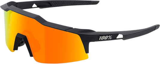 100% Speedcraft SL Sunglasses - Black - Red Mirror 60008-00005