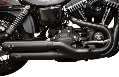 S&S CYCLE Grand National Mufflers - Ceramic Black 550-0725