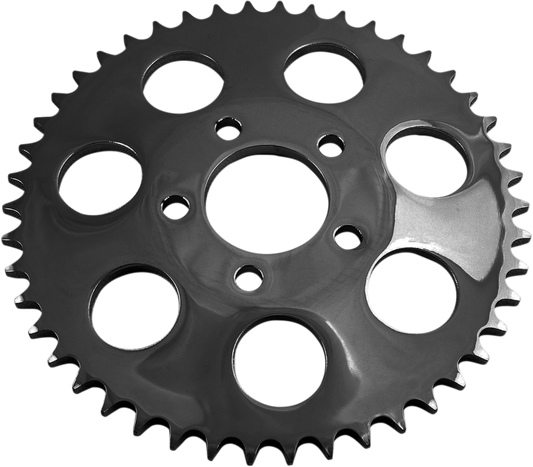 DRAG SPECIALTIES Rear Sprocket - Gloss Black - Dished - 46 Tooth 16431EB