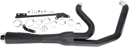 BASSANI XHAUST Road Rage Exhaust - Black - Short - '06-'17 FXD 13122J