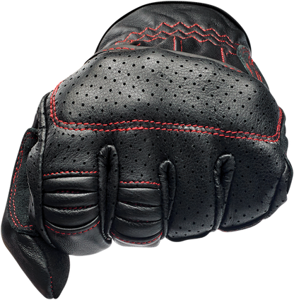 BILTWELL Borrego Gloves - Redline - XL 1506-0108-305