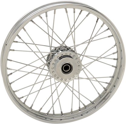 DRAG SPECIALTIES Front Wheel - Single Disc/No ABS - Chrome - 21"x2.15" - '08+ XL FITS 08-20 MODELS 64424