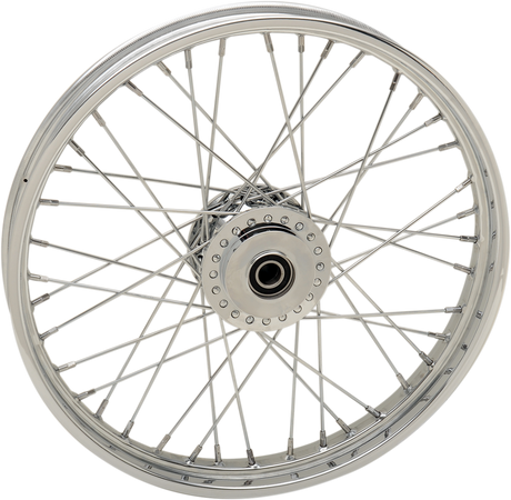 DRAG SPECIALTIES Front Wheel - Single Disc/No ABS - Chrome - 21"x2.15" - '08+ XL FITS 08-20 MODELS 64424