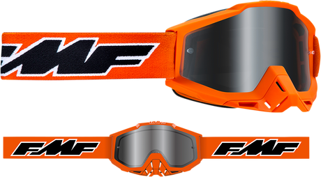 FMF Youth PowerBomb Goggles - Rocket - Orange - Silver Mirror F-50048-00003 2601-3000
