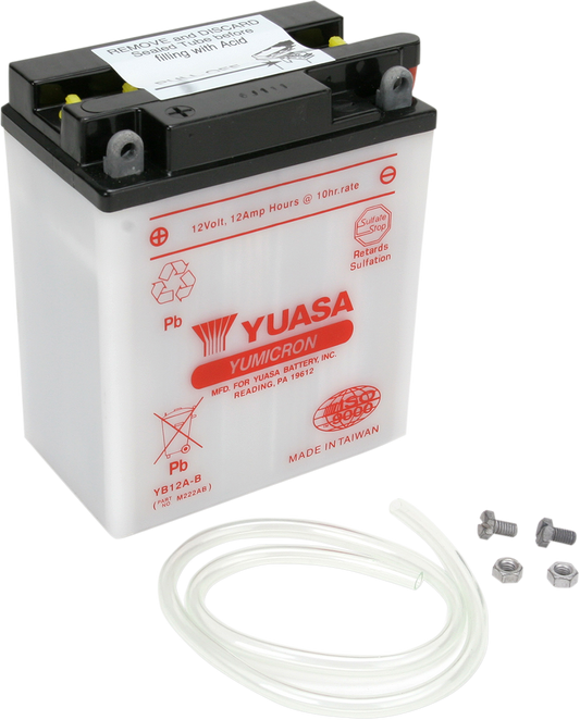 YUASA Battery - YB12A-B YUAM222AB