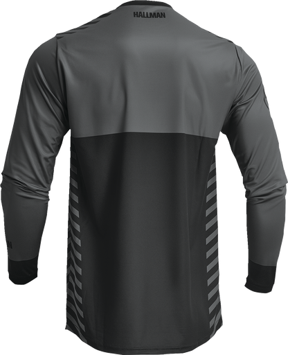 THOR Differ Slice Jersey - Charcoal/Black - Large 2910-7129