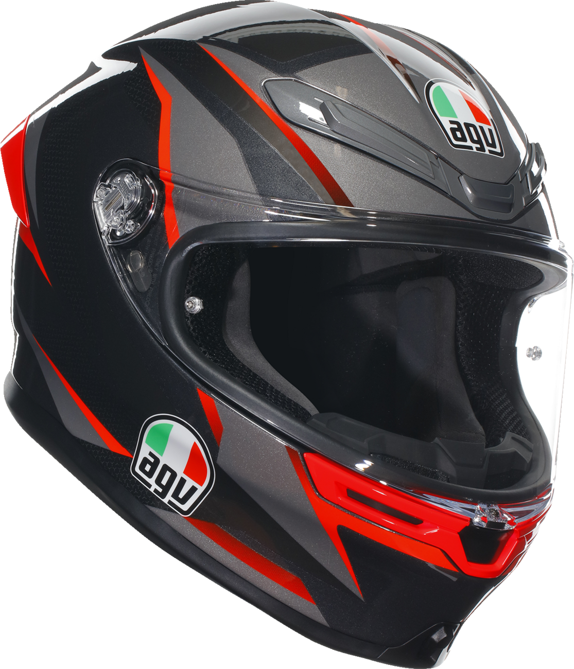 Casco AGV K6 S - Slashcut - Negro/Gris/Rojo - XL 2118395002014XL 