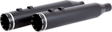 IN STOCK KHROME WERKS HP-Plus  4.5" Mufflers for Touring - Black with Tracer 202835