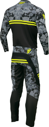 THOR Youth Sector DIGI Jersey - Black/Charcoal - XS 2912-2395