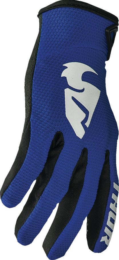 THOR Youth Sector Gloves - Navy/White - Medium 3332-1741