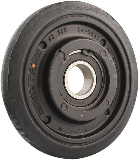 KIMPEX Idler Wheel with Bearing 6205-2RS - Without Insert - Black - Group 8 - 5.35" OD x 1" ID 298935