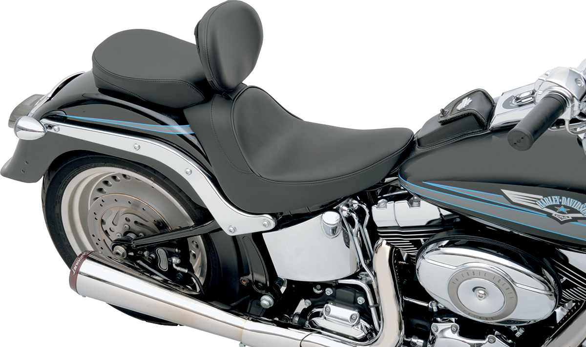 DRAG SPECIALTIES Asiento individual - Liso - Respaldo del conductor 0802-0626