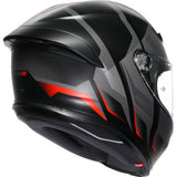 AGV K6 S Helmet - Karve - Matte Black/Gray/Red - 2XL 2118395002-024-XXL
