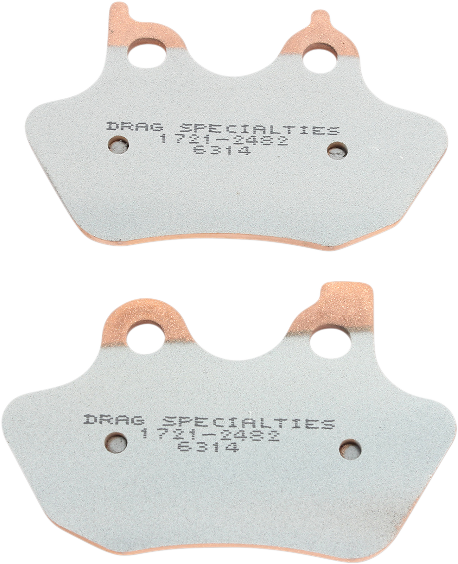 DRAG SPECIALTIES Sintered Brake Pads - Harley-Davidson HDP957