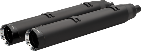 KHROME WERKS 4-1/2" War Hammer Mufflers - Black 202225