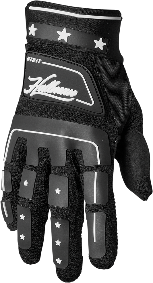 THOR Hallman Digit Gloves - Black/White - Large 3330-6767