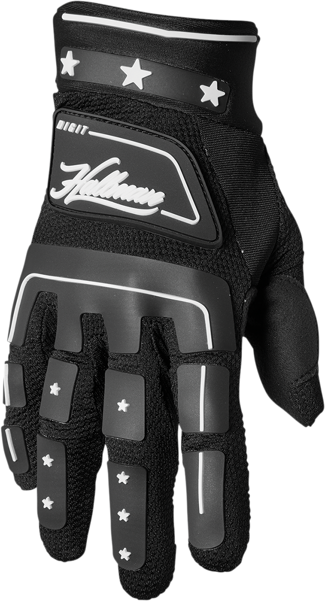 THOR Hallman Digit Gloves - Black/White - Small 3330-6765