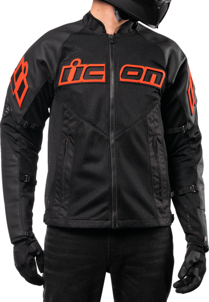 ICON Mesh AF™ Leather Jacket - Slayer - Small 2810-3907