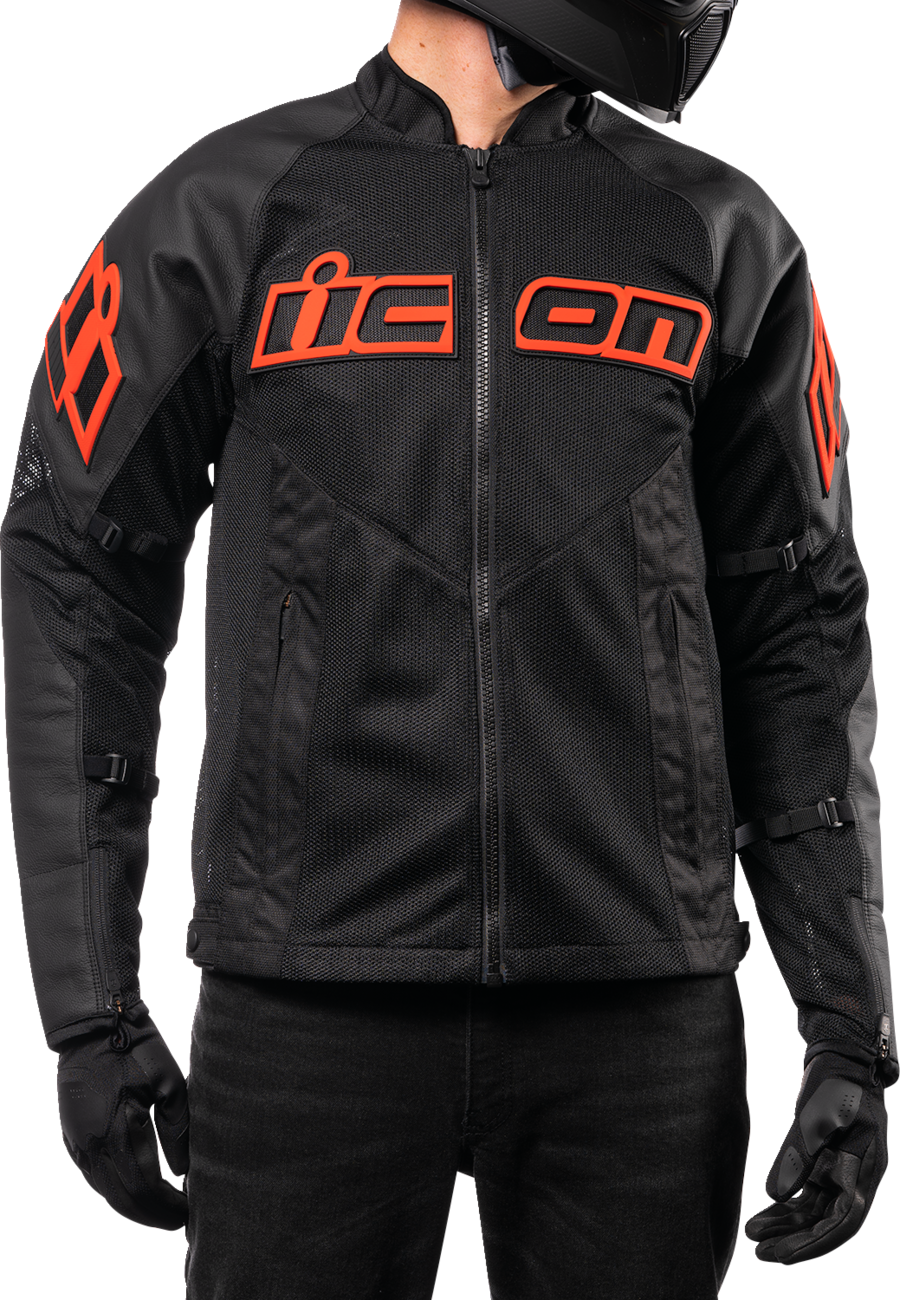 ICON Mesh AF™ Leather Jacket - Slayer - 2XL 2810-3911