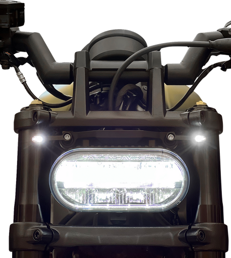 KODLIN MOTORCYCLE Front Turn Signals - Sporster S - Black K68497