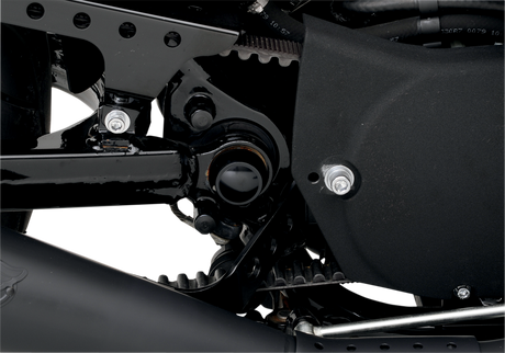 DRAG SPECIALTIES Swingarm Pivot Bolt Cover - Gloss Black C16-0225B