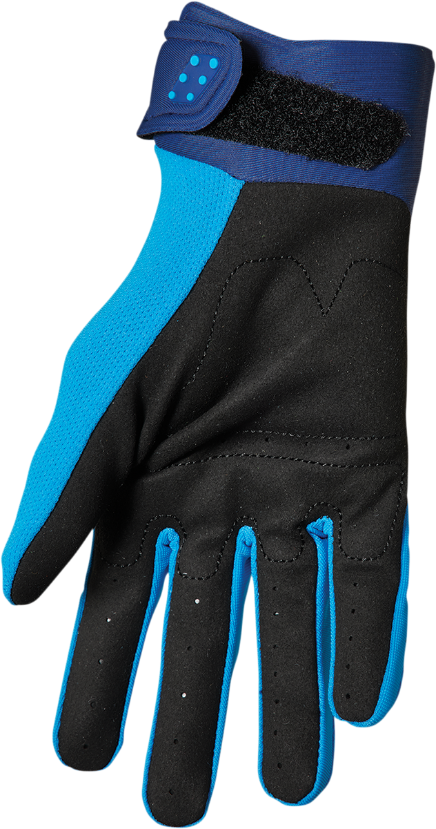 THOR Youth Spectrum Gloves - Blue/Navy - Medium 3332-1605