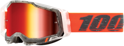 100% Racecraft 2 Goggles - Schrute - Red Mirror 50010-00014