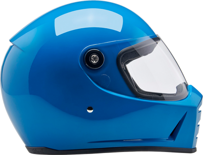 BILTWELL Lane Splitter Helmet - Gloss Tahoe Blue - Large 1004-129-504