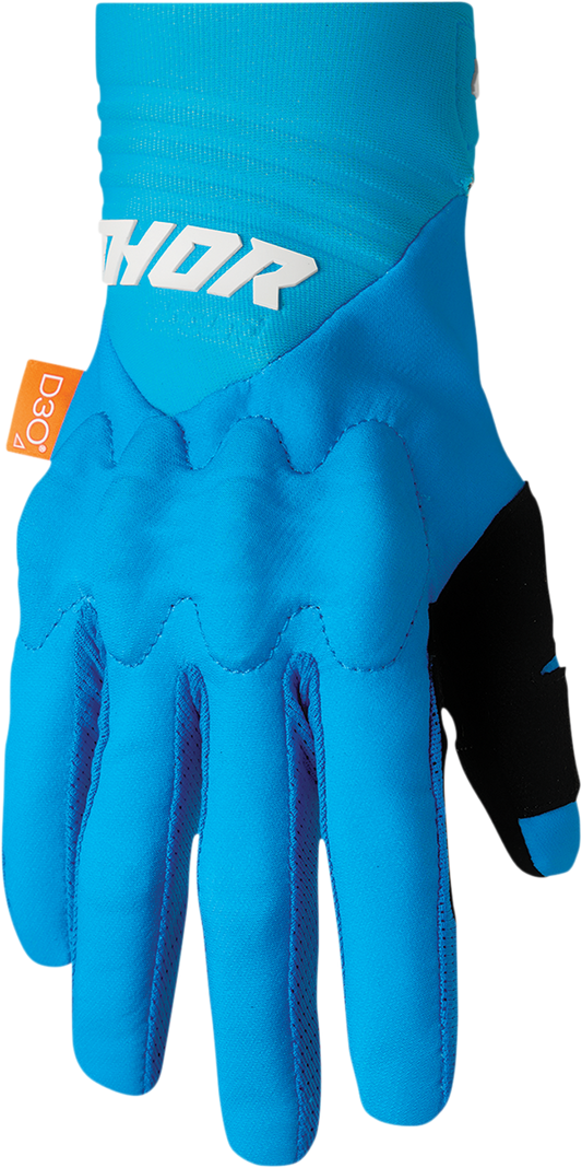 THOR Rebound Gloves - Blue/White - Small 3330-6717