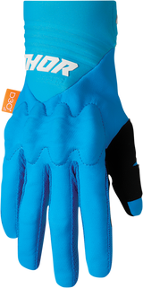 THOR Rebound Gloves - Blue/White - Large 3330-6719