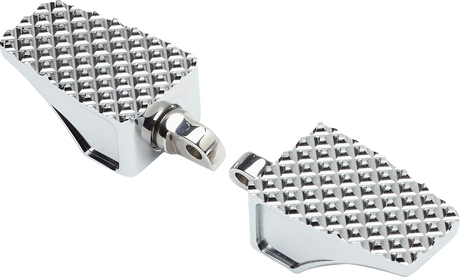LA CHOPPERS Billet County Footpegs - New Clevis - Chrome LA-P100-01C