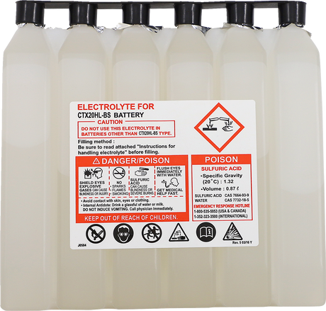 DRAG SPECIALTIES AGM Maintenance-Free Battery - YTX20HLBSFT For Harley  CTX20HL-BS FT